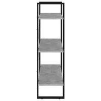 Libreria Grigio Cemento 80x30x105 cm in Legno Multistrato 806531