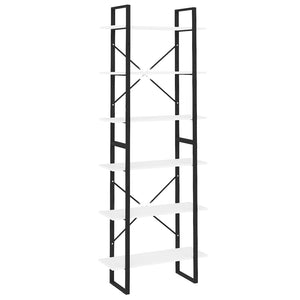 Scaffale Alto Bianco 80x30x210 cm in Legno Multistrato 806537