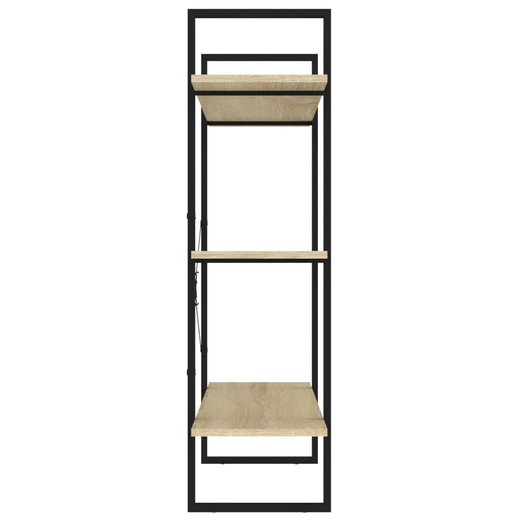 Libreria Rovere Sonoma 100x30x105 cm in Legno Multistrato 806550