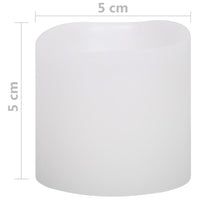 Candele Elettriche a LED 50 pz Bianco Caldo cod mxl 66880