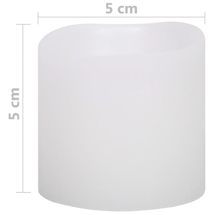 Candele Elettriche a LED 50 pz Bianco Caldo cod mxl 66880