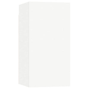 Set Mobili Porta TV 4 pz Bianco in Legno Multistrato 3074453