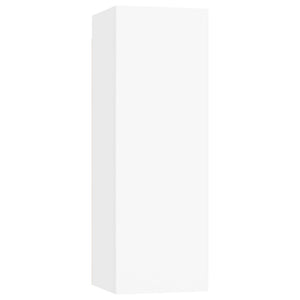 Set Mobili Porta TV 4 pz Bianco in Legno Multistrato 3074455