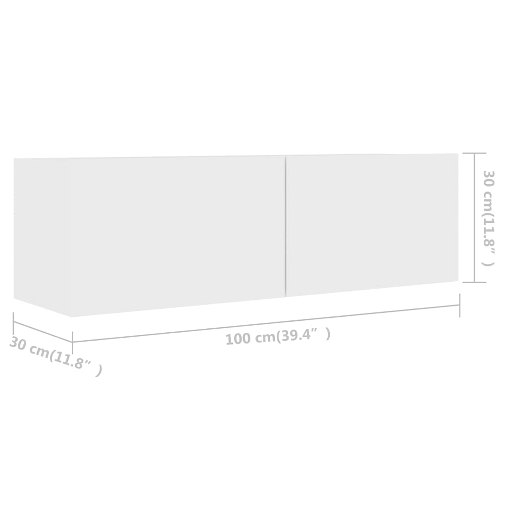 Set Mobile TV 4 pz Bianco in Truciolato cod mxl 30261