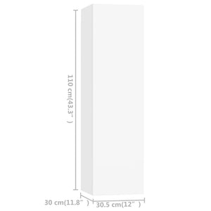 Set Mobile TV 4 pz Bianco in Truciolato cod mxl 30261