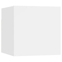 Set Mobili Porta TV 8 pz Bianco in Legno Multistrato cod mxl 5609