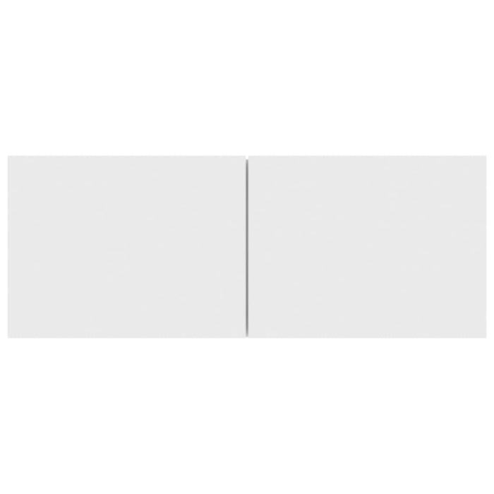 Set Mobili Porta TV 8 pz Bianco in Legno Multistrato 3078650