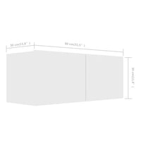 Set Mobile TV 5 pz Bianco in Truciolato cod mxl 47826