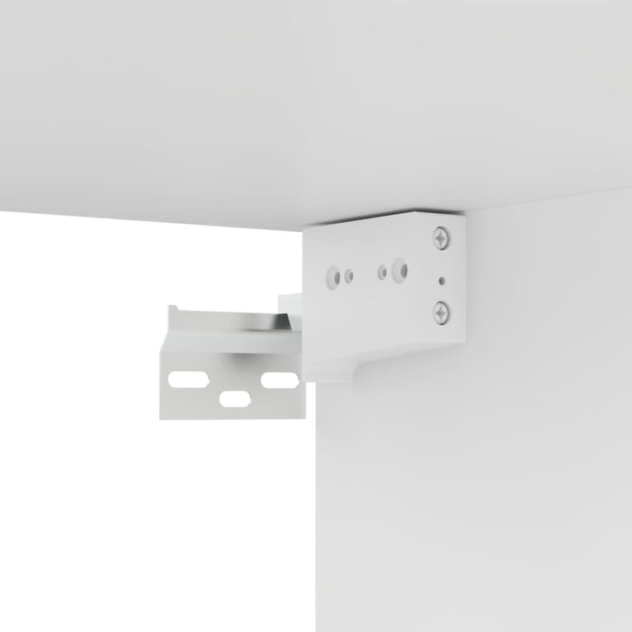 Set Mobili Porta TV 8 pz Bianco in Legno Multistrato 3078670