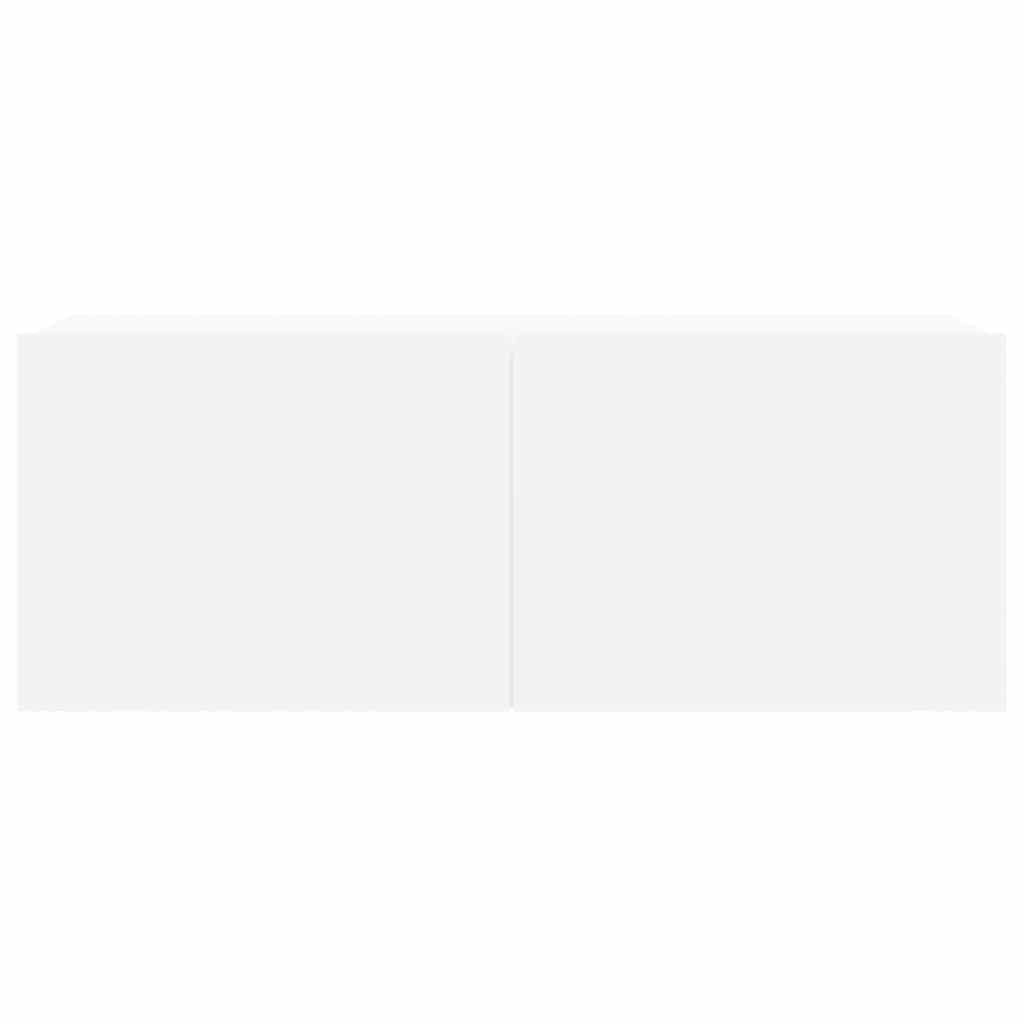 Set Mobili Porta TV 8 pz Bianco in Legno Multistrato 3078705