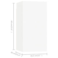 Set Mobile TV 4 pz Bianco in Truciolato cod mxl 7038