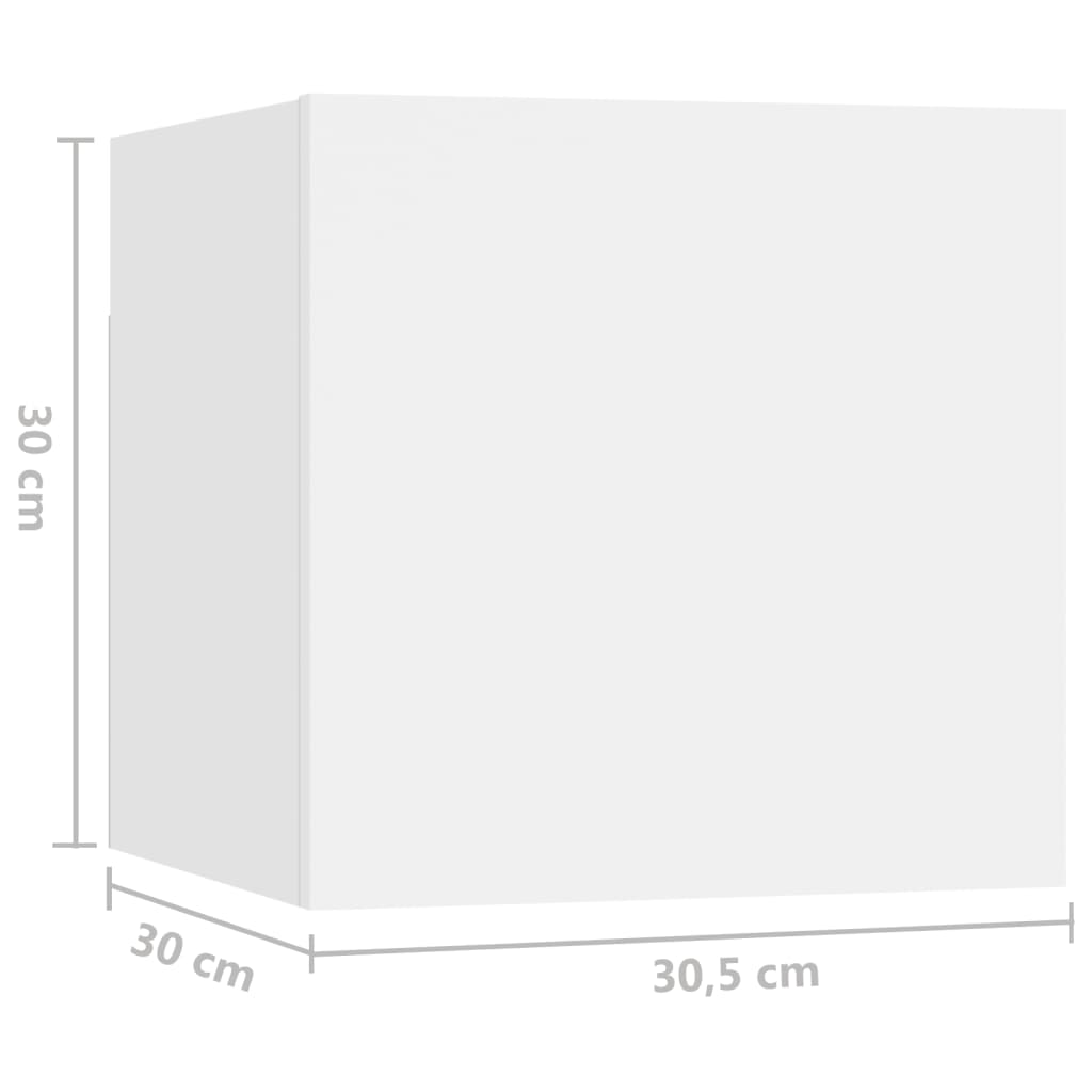 Set Mobile TV 4 pz Bianco in Truciolato cod mxl 74183