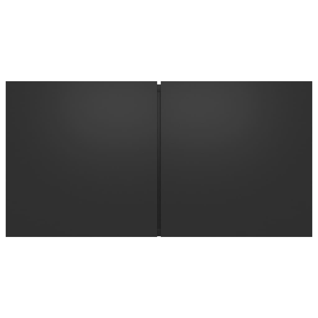 Set di Mobili Porta TV 10 pz Nero in Legno Multistrato 3078757