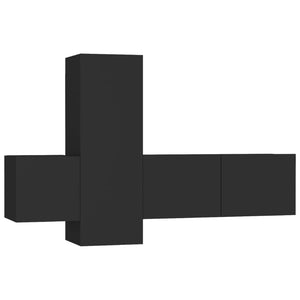 Set Mobile TV 3 pz Nero in Truciolato cod mxl 6778