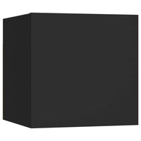 Set di Mobili Porta TV 6 pz-Set di 6 Credenza per TV Nero in Legno Multistrato 916425