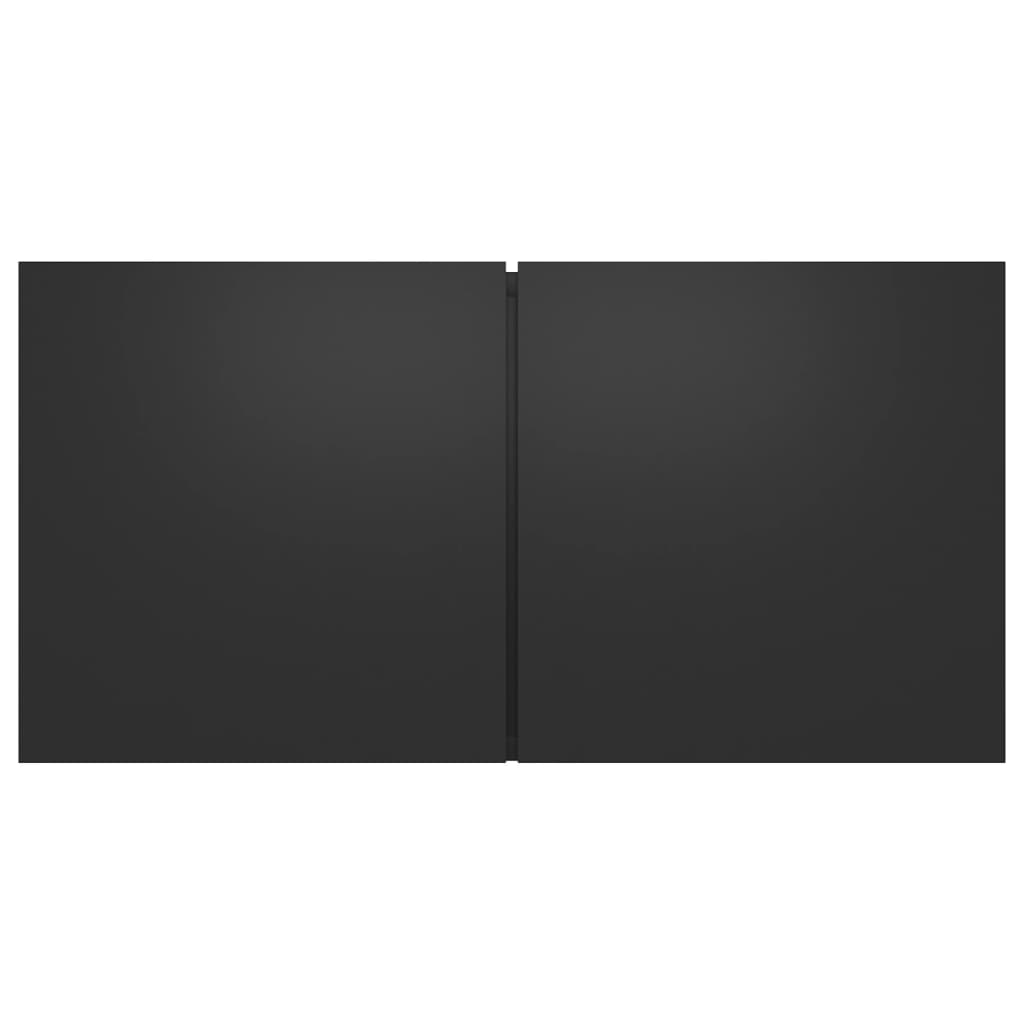 Set di Mobili Porta TV 10 pz Nero in Legno Multistrato 3078770