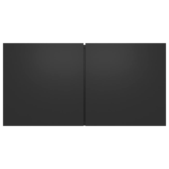 Set di Mobili Porta TV 10 pz Nero in Legno Multistrato 3078770