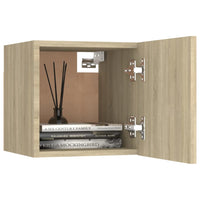 Set di Mobili Porta TV 8 pz Rovere Sonoma in Legno Multistrato 3078964