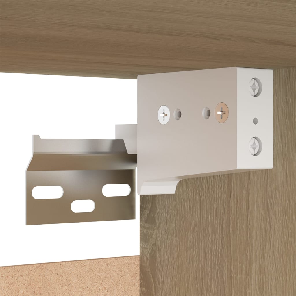 Set di Mobili Porta TV 8 pz Rovere Sonoma in Legno Multistrato 3078983