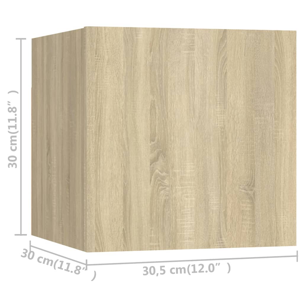 Set Porta TV 5 pz Rovere Sonoma in Truciolato cod mxl 11925