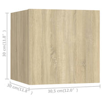 Set Porta TV 5 pz Rovere Sonoma in Truciolato cod mxl 11925