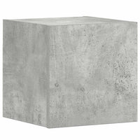 Set di Mobili Porta TV 3 pz-Set di 3 Credenza per TV Grigio Cemento in Legno Multistrato 864272