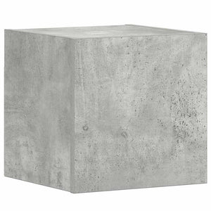 Set di Mobili Porta TV 3 pz-Set di 3 Credenza per TV Grigio Cemento in Legno Multistrato 864272