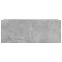 Set di Mobili Porta TV 6 pz Grigio Cemento in Legno Multistrato 3079100