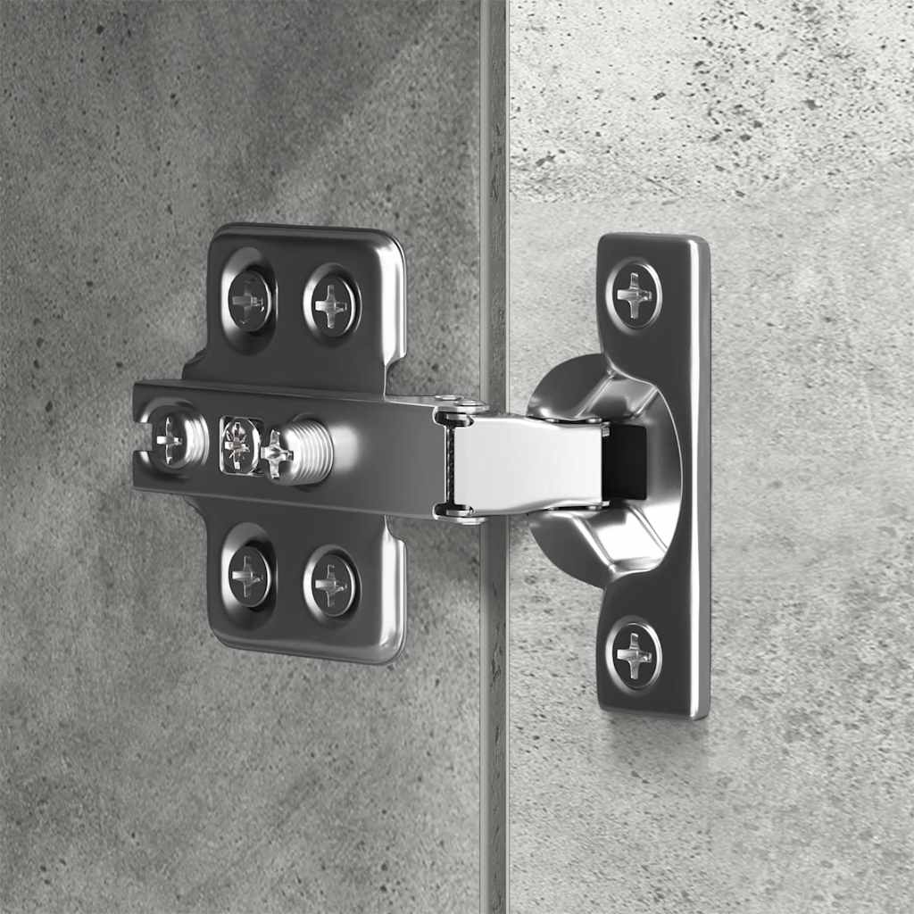 Set di Mobili Porta TV 6 pz Grigio Cemento in Legno Multistrato 3079118