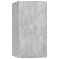 Mobili Porta TV 4 pz Grigio Cemento 30,5x30x60 cm Multistrato 3079160