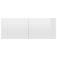 Set di Mobili Porta TV 8 pz Bianco Lucido in Legno Multistrato 3079280