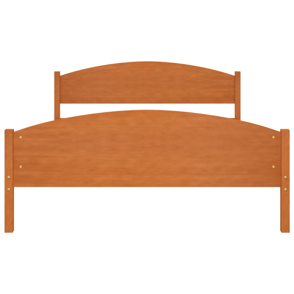 Giroletto senza Materaso Ambrato in Legno di Pino 140x200 cm 322039