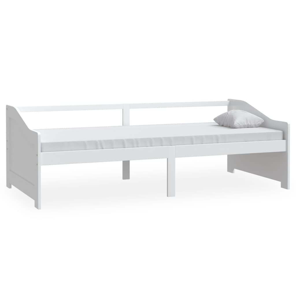 Divano Letto a 3 Posti-Sofa Letto 3 Posti-Daybed Bianco Legno Massello di Pino 90x200cm