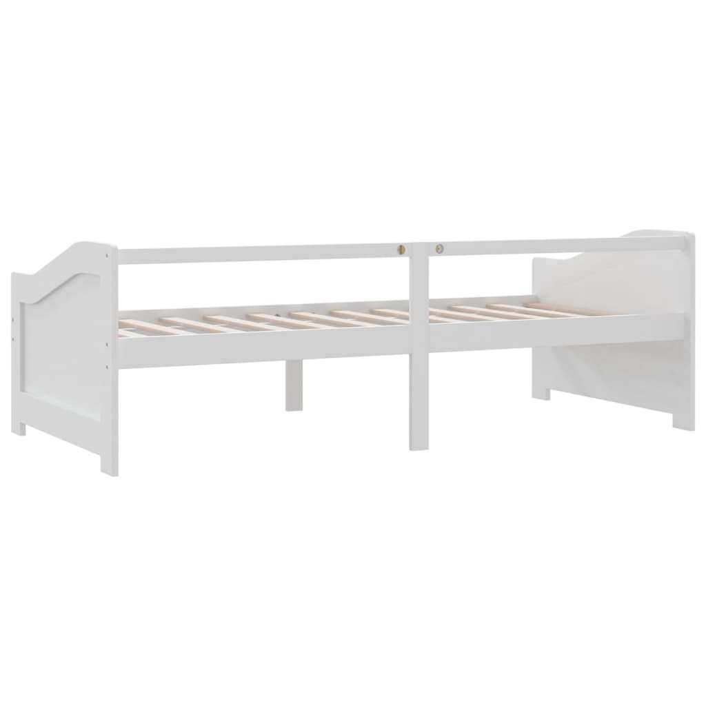 Divano Letto a 3 Posti-Sofa Letto 3 Posti-Daybed Bianco Legno Massello di Pino 90x200cm