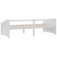 Divano Letto a 3 Posti-Sofa Letto 3 Posti-Daybed Bianco Legno Massello di Pino 90x200cm