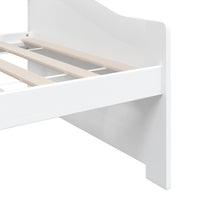 Divano Letto a 3 Posti-Sofa Letto 3 Posti-Daybed Bianco Legno Massello di Pino 90x200cm