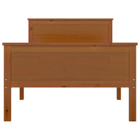 Giroletto Marrone Ambra in Legno Massello di Pino 100x200 cm 322189