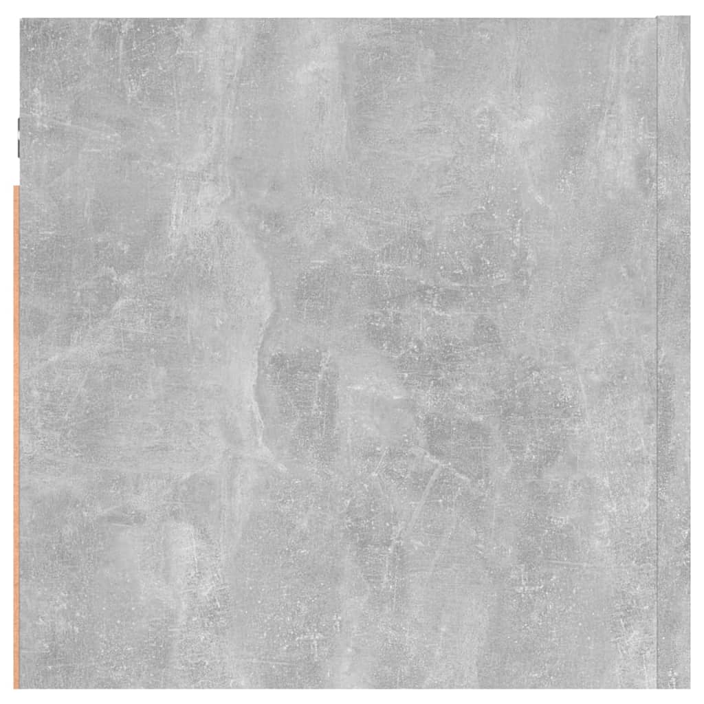 Comodino Grigio Cemento 30,5x30x30 cm in Truciolato 3079718