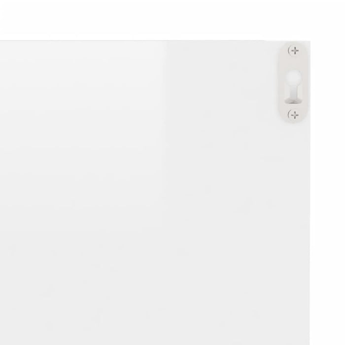 Mensole a Muro 2 pz Bianco Lucido 40x11,5x18 cm cod mxl 33476