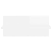 Mensole a Muro 4 pz Bianco Lucido 40x11,5x18 cm 807310