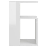 Tavolino Bianco Lucido 36x30x56 cm in Truciolato cod mxl 24427
