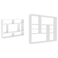 Scaffale a Parete Bianco 75x16x55 cm in in Multistrato 803002