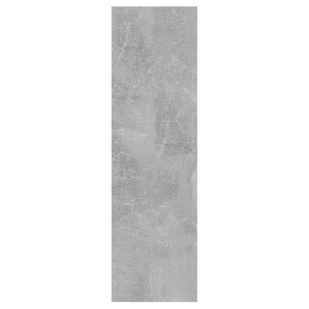 Scaffale a Parete Grigio Cemento 75x16x55 cm Legno Multistrato 803006