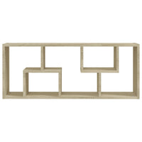 Scaffale a Parete Rovere Sonoma 36x16x90 cm Legno Multistrato 803014