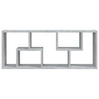 Scaffale a Parete Grigio Cemento 36x16x90 cm in Truciolato cod mxl 33194