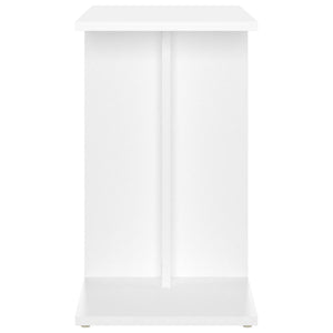 Tavolino Bianco 50x30x50 cm in Legno Multistrato