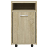 Credenza con Ruote Rovere Sonoma 33x38x60 cm Legno Multistrato 803050