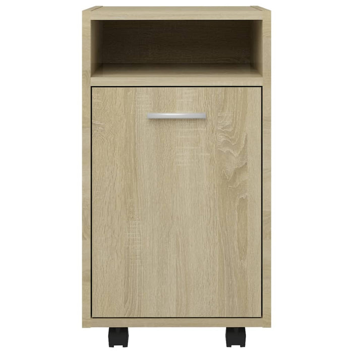 Credenza con Ruote Rovere Sonoma 33x38x60 cm Legno Multistrato 803050