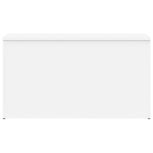 Cassapanca Bianca 84x42x46 cm in Legno Ingegnerizzato 803056