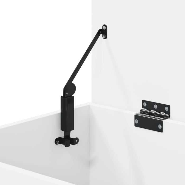 Cassapanca Bianca 84x42x46 cm in Legno Ingegnerizzato 803056